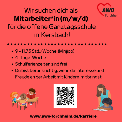 Minijob Offene Ganztagsschule in Kersbach